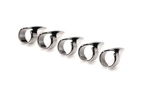 Набор колец с когтями серебристого цвета Master Series Five-Piece Sensation Claw Rings - 4
