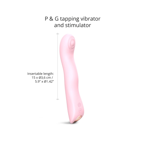 Вибратор изогнутой формы для точки G розового цвета Love To Love Swap Baby Pink - 2