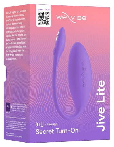 Смарт віброяйце вагінальне фіолетового кольору We-Vibe Jive Lite - 11