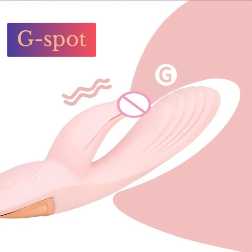 Стимулятор клитора и точки G пудрово бежевого цвета Sexy desires Kiss of desire - 2
