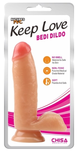 Фалоімітатор на присоску реалістичний бежевий CHISA Keep Love Bedi Dildo - 5