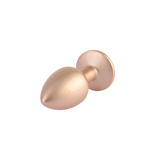 Анальная пробка с кристаллом цвета розового золота Chisa Candy Gem Butt Plug размер Small - 3