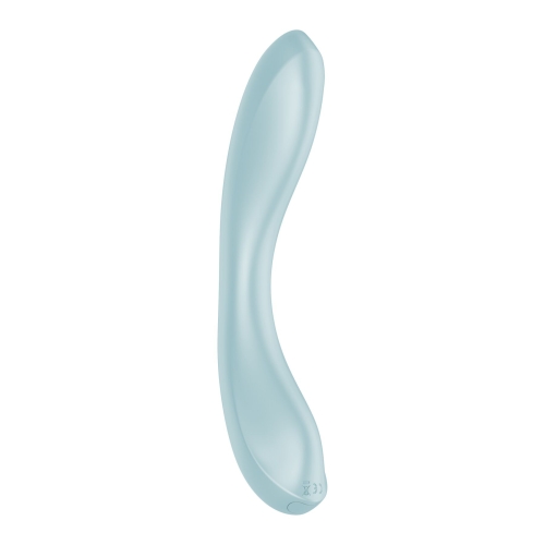 Вагінальний вібратор для точки G імітує дотик пальця блакитний Satisfyer G-Spot Wave 2 Ice Blue - 2