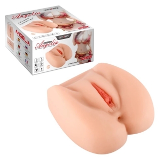 Мастурбатор вагина реалистичная Versatile Realistic Vagina and Ass Masturbator Angelia телесный