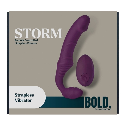 Безремневой вибрострапон с дистанционным пультом фиолетовый Dream Toys Storm - 2