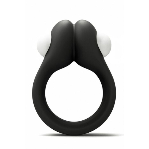 Ерекційне віброкільце чорного кольору Wooomy Zippy - 1