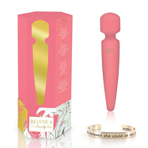Вібромасажер Ванд для інтимних місць рожевий Rianne s Bella Mini Wand - 6