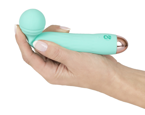 Вібратор Ванд у формі мікрофону м'ятного кольору Soft Silicone - 9