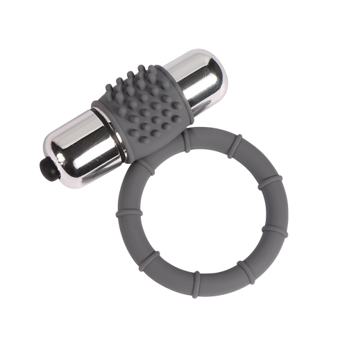 Эрекционное виброкольцо Single bullet cock ring - 3