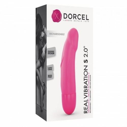 Вібратор для точки G водостійкий рожевий Dorcel Real Vibration s Magenta - 4