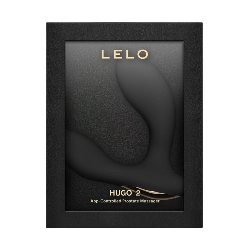 Вібромасажер простати чорного кольору LELO Hugo 2 - 4