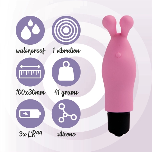 Вібратор на палець для стимуляції клітора рожевий FeelzToys Magic Finger Vibrator - 5