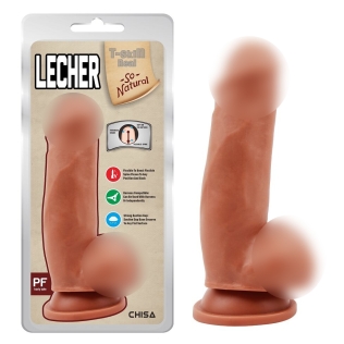 Фалос на присоску реалістичний бежевий CHISA Lecher Latin