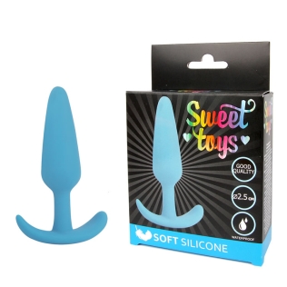 Втулка анальна блакитна L 95 мм D 25 мм SWEET TOYS