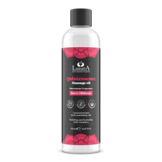 Масажне масло з ароматом малинового гібіскусу Intimateline Quintessence Raspberry Hibiscus 150мл