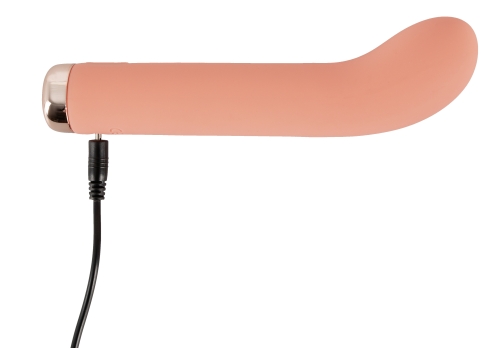 Вибратор для точки G персиковый Soft Silicone Mini G-Spot Vibrator - 8