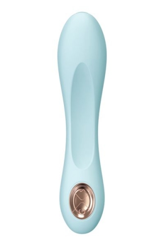 Вібромасажер зі стимуляцією точки G Блакитний Dream Toys AQUATIC DELPHINE - 1