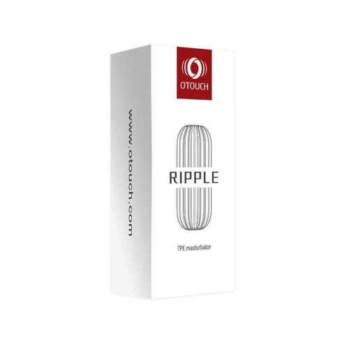 Хвилястий мастурбатор для члена білий Otouch Ripple - 4