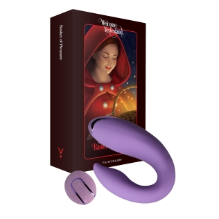 Вибратор для пары с пультом управления фиолетового цвета FairyGasm PleasureBerry