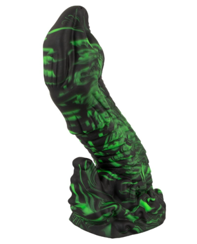 Фаллоимитатор в фантазийном образе ящерицы зеленого цвета Beasty Cocks Lizard Peak - 3