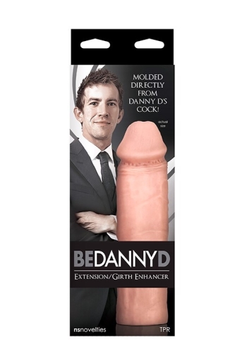 Насадка на член реалістична бежевого кольору NS Novelties Be Danny - 4