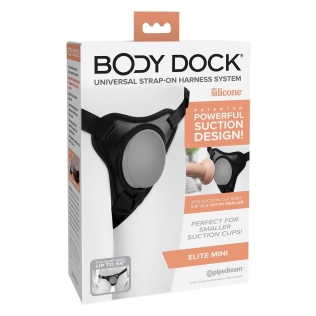 Трусики для страпона черные Pipedream Body Dock Elite Mini Harness