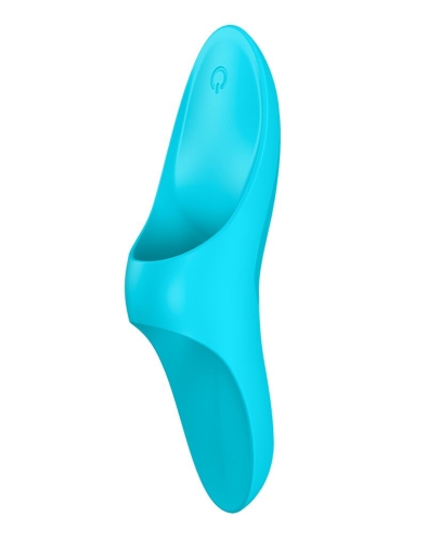 Вибратор на палец для клитора голубой Satisfyer Teaser Light - 1
