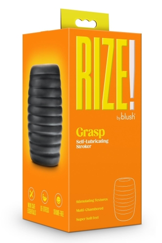Мастурбатор чорний, що самозмазується Blush Rize - 5