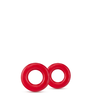 Набір ерекційних кілець для продовження ерекції червоні STAY HARD Donut RINGS