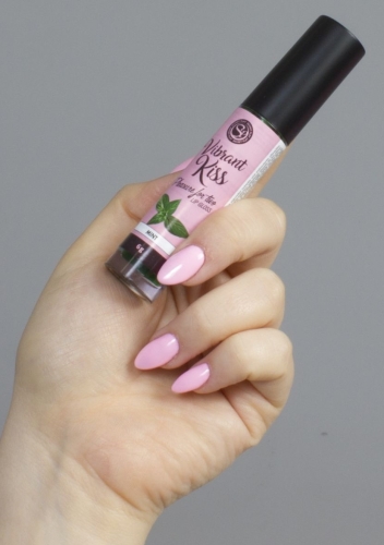 Блиск для губ з ефектом вібрації зі смаком м'яти Secret Play Vibrant Kiss, 6 грам - 3