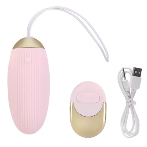 Виброяйцо с пультом дистанционного управления цвет розовый Cottelli Collection Secret egg - 1