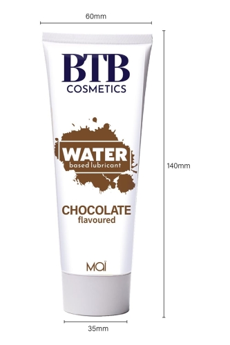 Лубрикант на водной основе с ароматом шоколада Mai BTB Flavored Chocolate 100 мл - 2