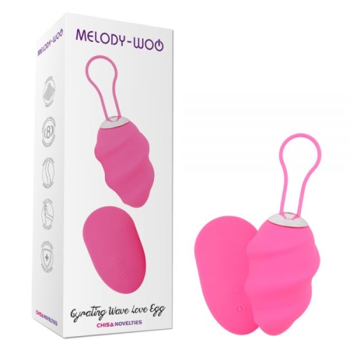Віброяйце Chisa Gyrating wave love egg рожеве - 2