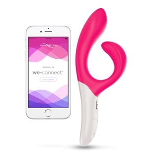 Умный вибратор - дистанционное наслаждение со стимуляцией клитора We-vibe Nova