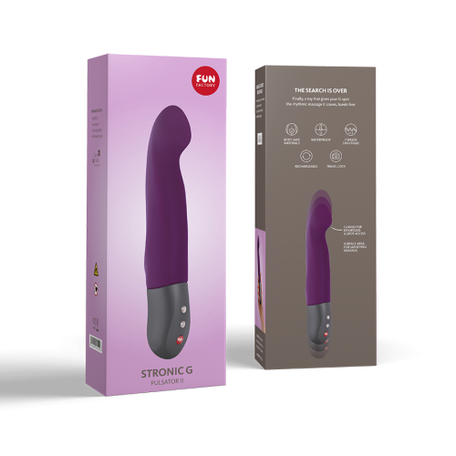 Пульсатор со стимуляцией точки G Stronic G Fun Factory фиолетовый - 10