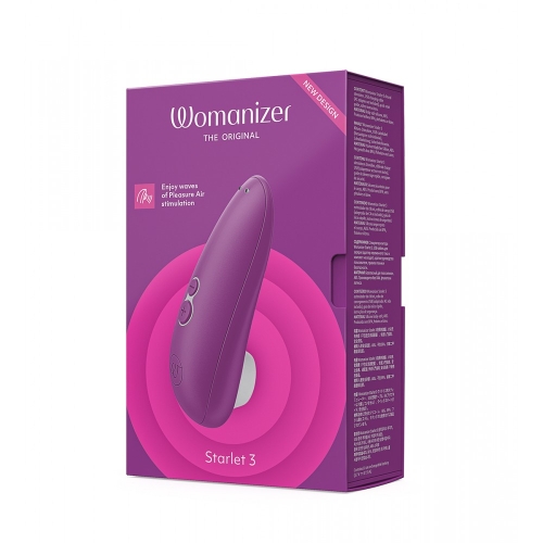 Вакуумный клиторальный стимулятор фиолетовый Womanizer Starlet 3 - 10