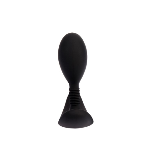 Анальная пробка с ручкой черного цвета Chisa Anal Play Plug - 3
