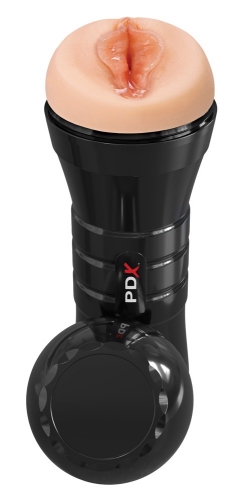 Мастурбатор в колбе вагина бежевый Pipedream PDX Extreme - 3