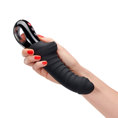 Вибратор для точки G Fun Factory TIGER black, ребристый, подходит для анальной стимуляции - 4