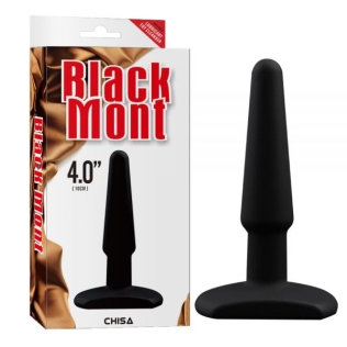Анальна пробка силіконова чорна Chisa Silicome Butt Plug 4