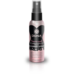 Спрей для тіла з блискітками DONA Shimmer Spray Pink (60 мл)