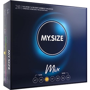 MY SIZE MIX презервативы 53 мм 28 штук Май Сайз Микс