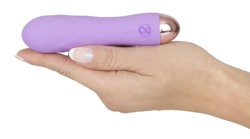Міні вібратор із незвичайною текстурою фіолетового кольору Cuties Mini Vibrator - 3