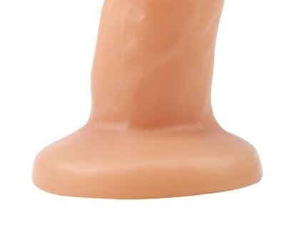 Фалоімітатор 18,5 / 3,7 см на присоску реалістичний бежевий CHISA Keep Love Moonlight Dildo - 4