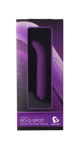 Вібратор фіолетовий Rocks Off RO-G Spot 10 Plum DAMSON - 2