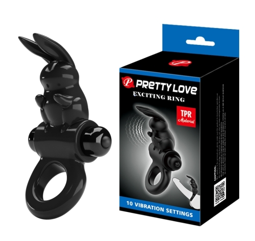 Эрекционное виброкольцо на член Pretty Love Exciting Ring Lybaile - 1