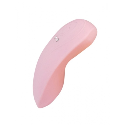 Вибротруски для клитора с пультом управления розового цвета Cnt Nauti Penetration Strapless Strap-on - 2