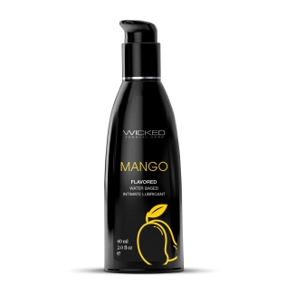 Оральний лубрикант на водній основі зі смаком манго Wicked Sensual Care Аqua 60 мл