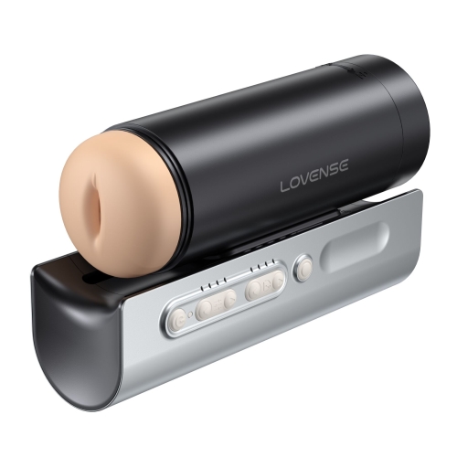 Автоматичний інтерактивний смарт мастурбатор тілесного кольору Lovense Solace Pro - 3