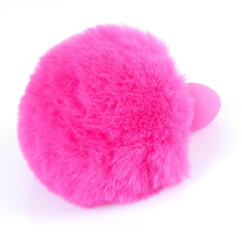 Анальна пробка з хвостом рожевого кольору S BOSS of TOYS PLUG Bunny Tail - 4